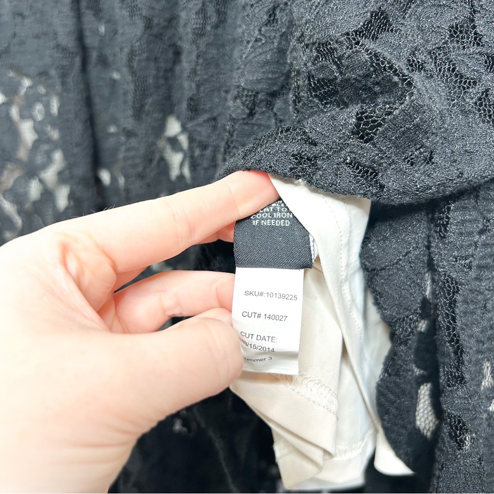 Torrid Sleeveless High Low Hem Lace Overlay Dress Plus Size 1X - Picture 6 of 7